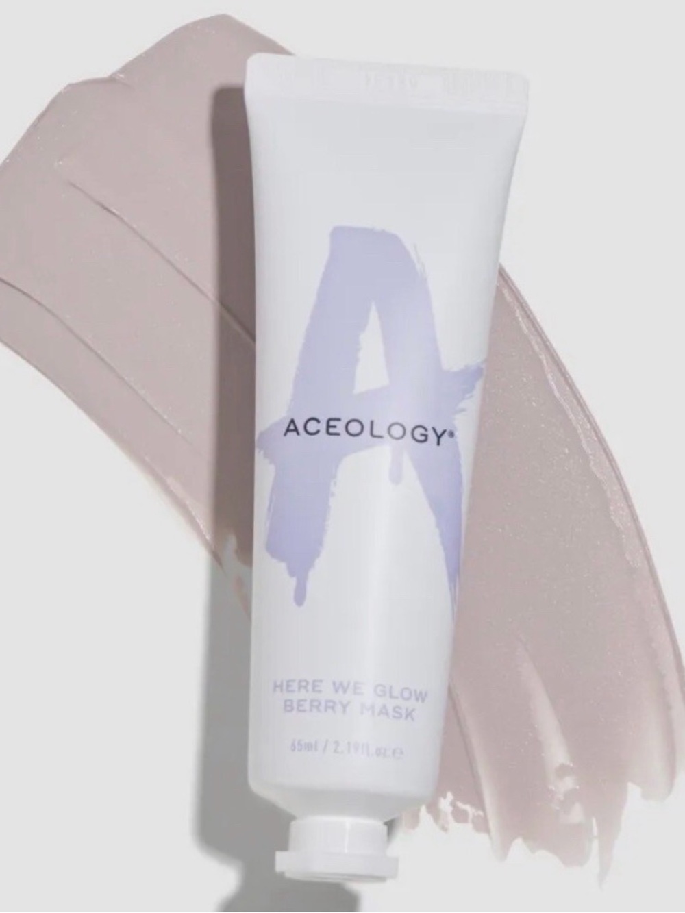 Aceology Here We Glow Berry Mask - Lavender Tube